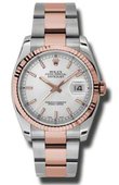 Rolex Datejust 116231 sso 36mm Steel and Everose Gold
