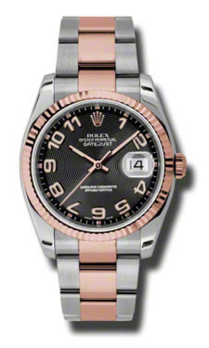 Rolex 116231 bkcao Datejust 36mm Steel and Everose Gold - фото 1