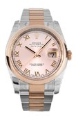 Rolex Datejust 116201 chro 36mm Steel and Everose Gold
