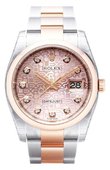 Rolex Datejust 116201 chjdo 36mm Steel and Everose Gold