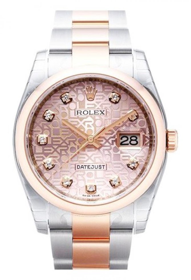 Rolex 116201 chjdo Datejust 36mm Steel and Everose Gold - фото 1