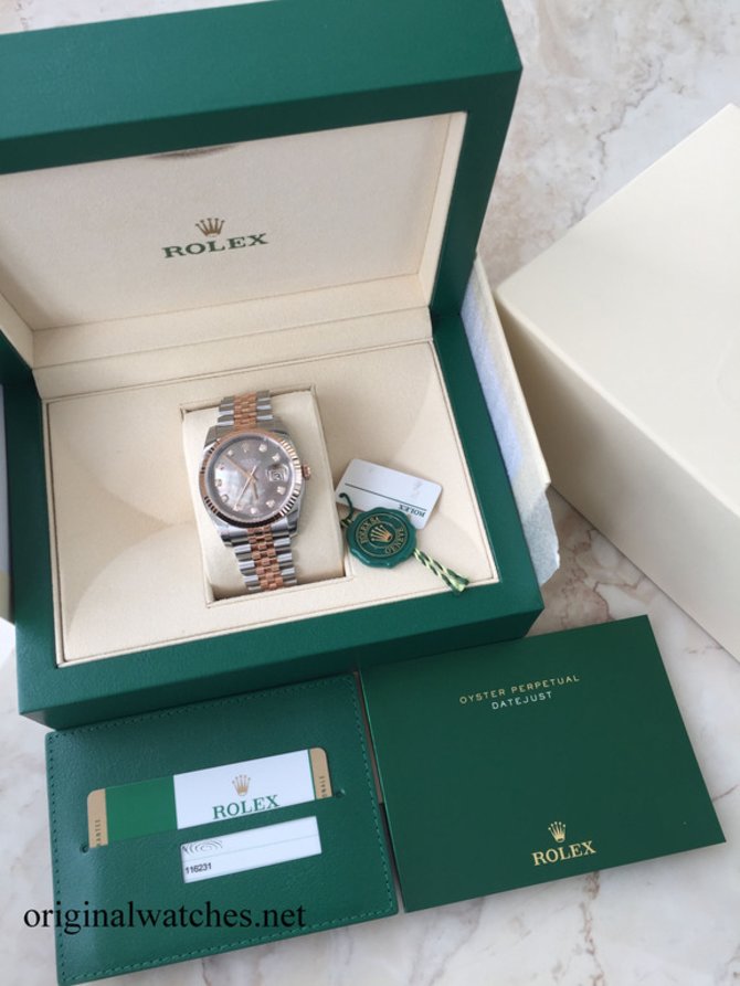 Rolex 116231 Fluted Bezel Jubilee Datejust 36mm Steel and Everose Gold - фото 2