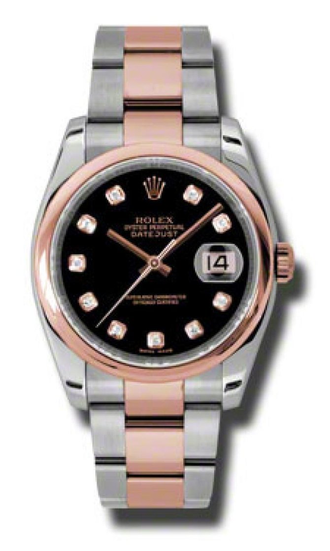 Rolex 116201 bkdo Datejust 36mm Steel and Everose Gold - фото 1