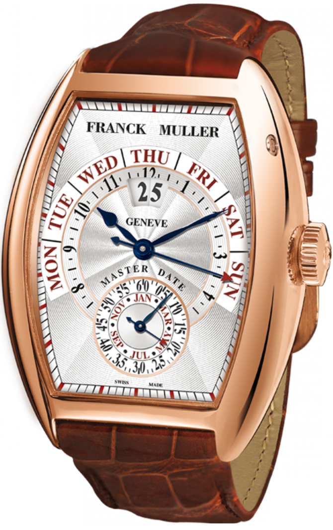 Franck Muller 8880 S6 GG DT Rose Gold Cintree Curvex Master Date