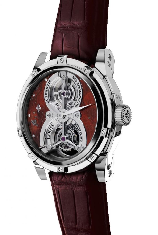 Louis Moinet Red Stromatolite Limited Editions Treasures of the World - фото 1