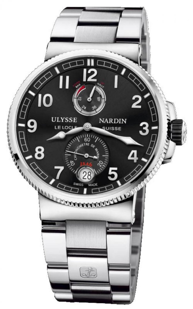 Ulysse Nardin 1183-126-7M/62 Marine Manufacture Chronometer 43 mm Steel Bracelet