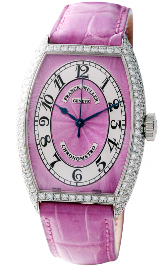 Franck Muller 5850 SC CHR MET D Pink Cintree Curvex Chronometro