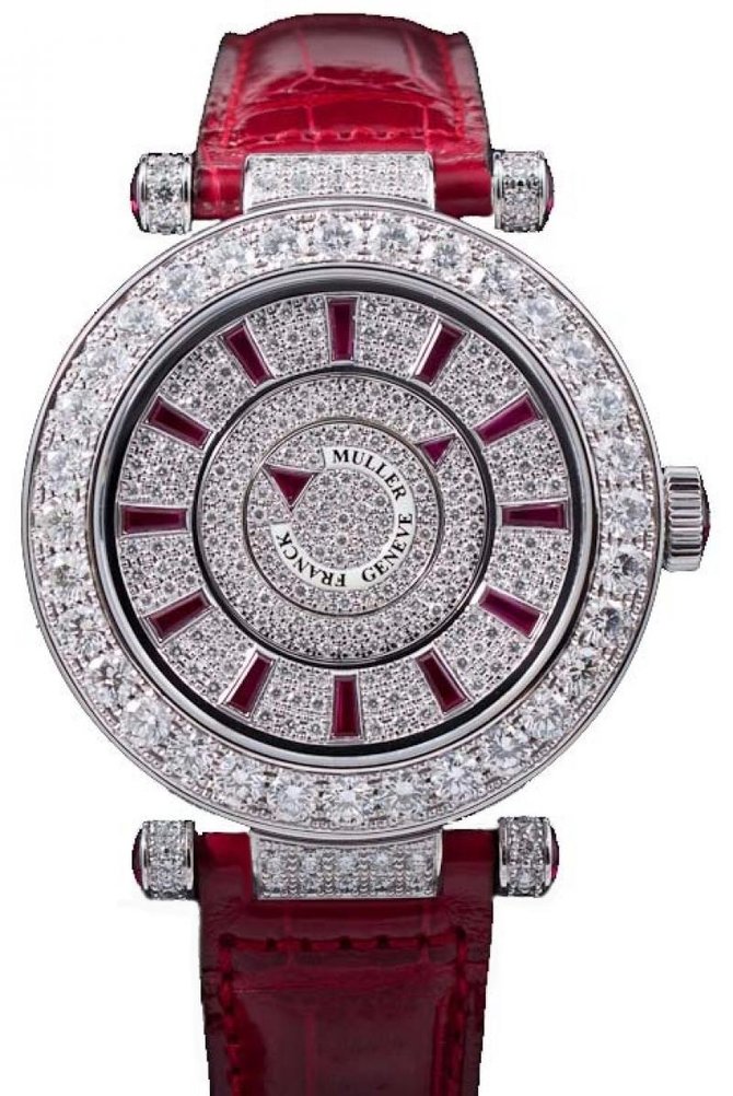 Franck Muller 42 DM D2R CD Ruby Croco Double Mystery Ronde 