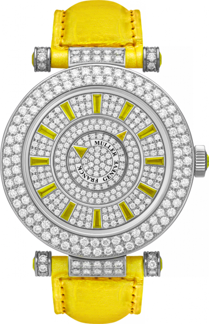 Franck Muller 42 DM D2R CD Yellow Double Mystery Ronde 