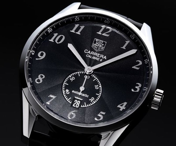 Tag Heuer WAS2110.FC6180 Carrera Calibre 6 Heritage Automatic Watch 39 mm - фото 6
