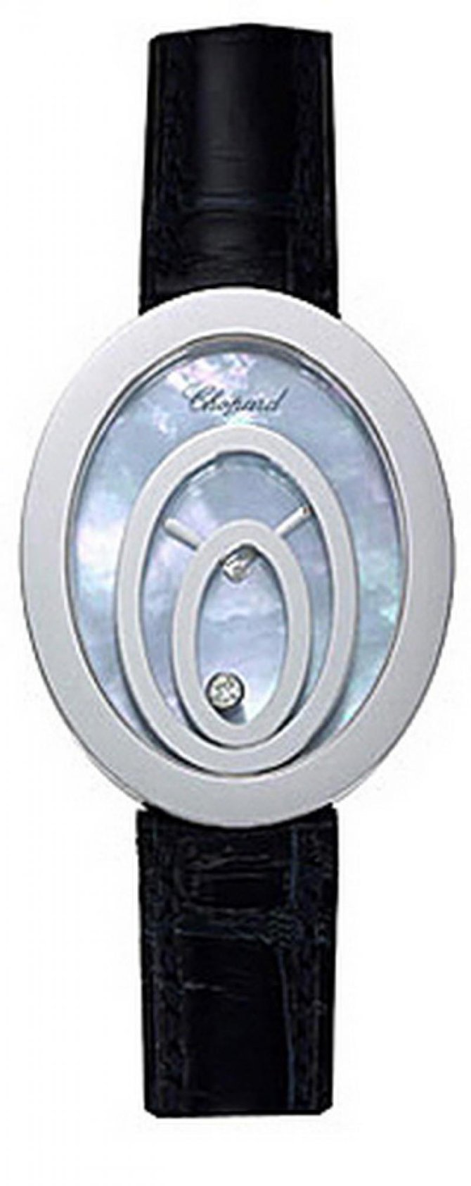 Chopard 207193-1005 Happy Diamonds Happy Spirit Oval