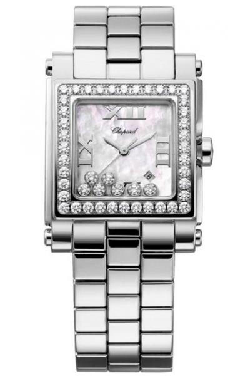 278505-2001 Chopard Square 7 Diamonds  Happy Sport