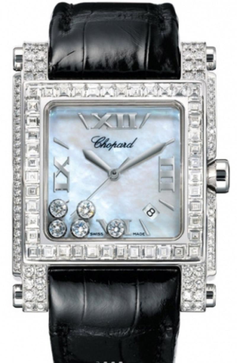 283577-1002 Chopard Square XL 5 Diamonds  Happy Sport