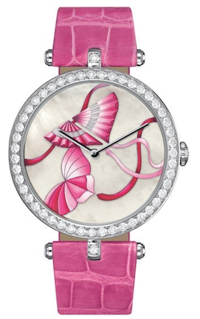 Van Cleef & Arpels Lady Arpels Cerf-Volant Fuchsia Extraordinary Dials Poetry of Time