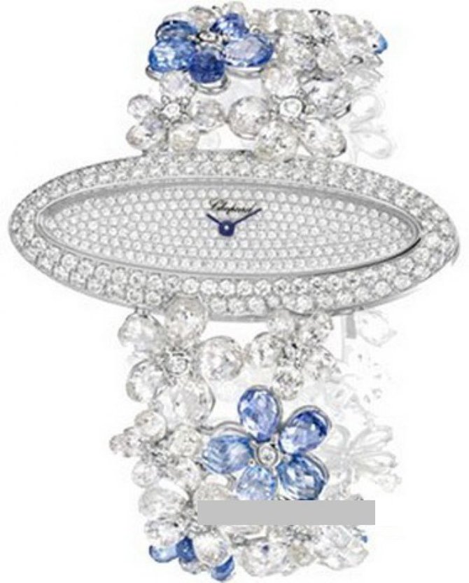 Chopard Delicate Sapphire and Diamond Watch Ladies Classic High Jewellery