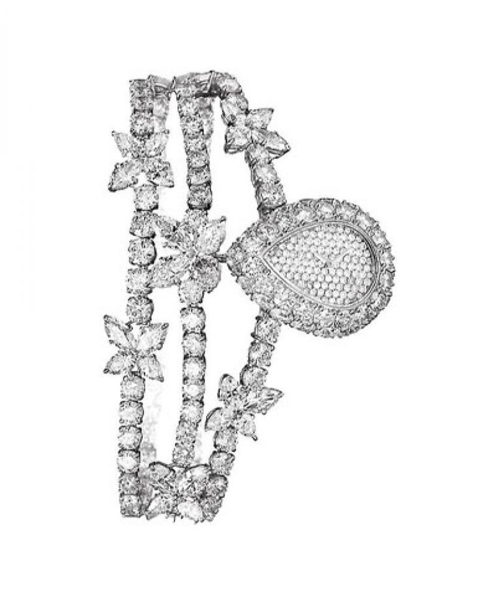 Harry Winston 512/LQPP.D/01 High Jewelry Marquesa Diamonds Drop