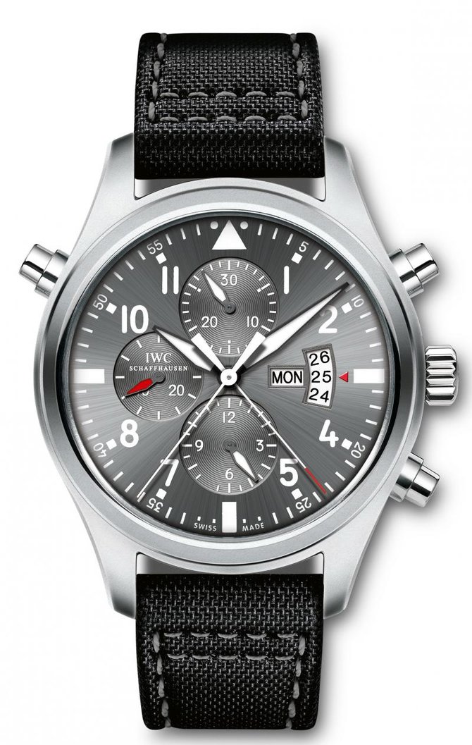 IWC IW377805 Pilot's Watch Doppelchronograph Edition Patrouille Suisse - фото 1