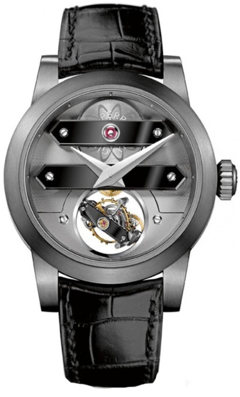 Tourbillon Bi Axial Tantalum 3 Sapphire Bridges