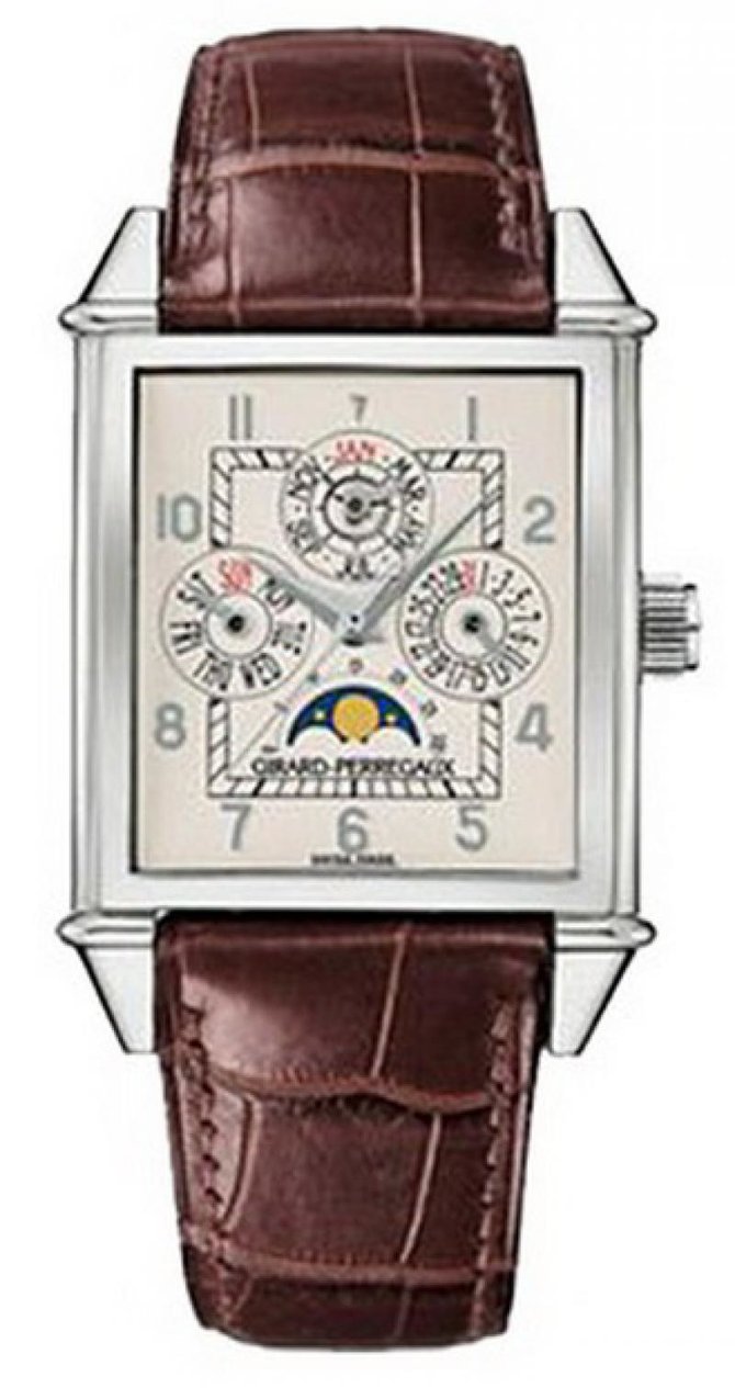 Girard Perregaux 90285-0-53-8158 Vintage 1945 King Size Perpetual Calendar 