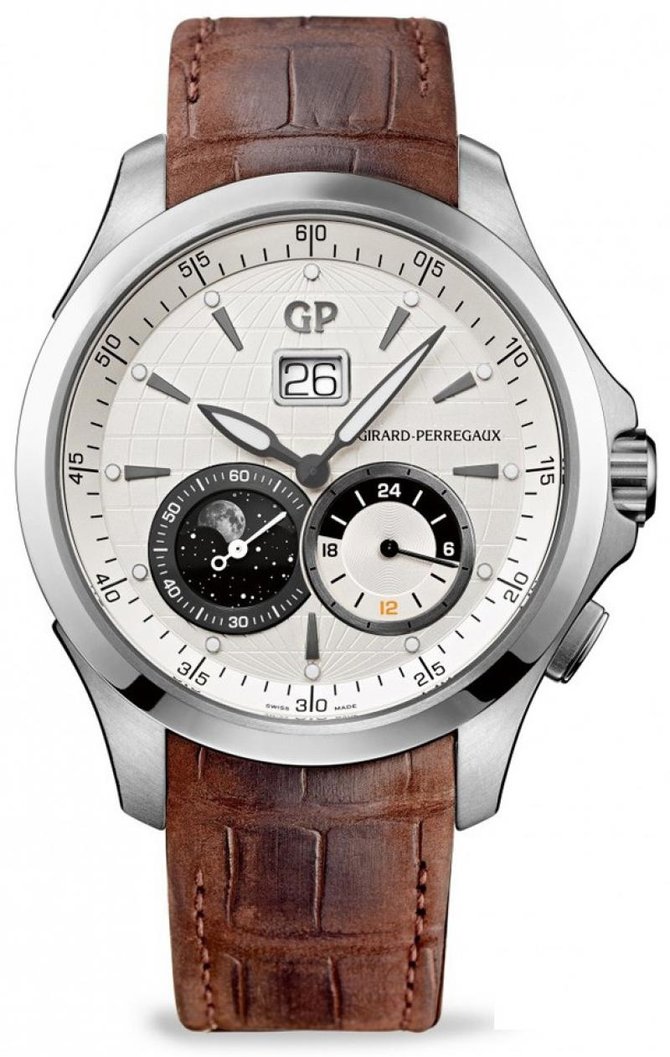 Girard Perregaux 49655-11-132-BB6A WW.TC Traveller Large Date, Moonphase & GMT 