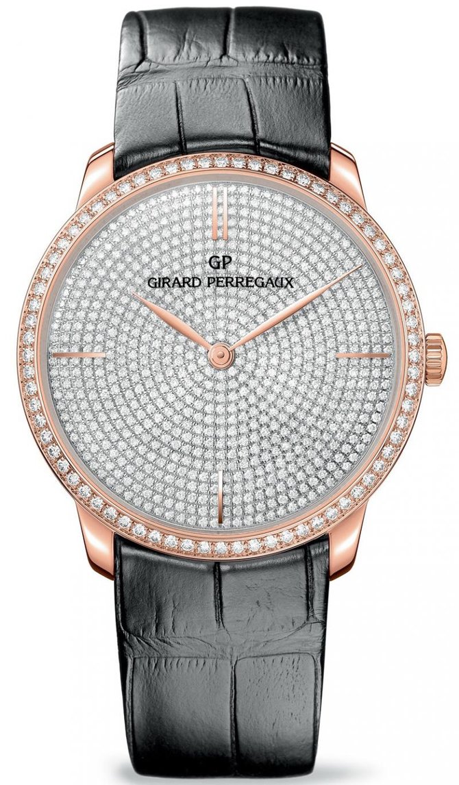 Girard Perregaux 49525D52A1B1-BK6A 1966 Ladies Jewellery Watch 