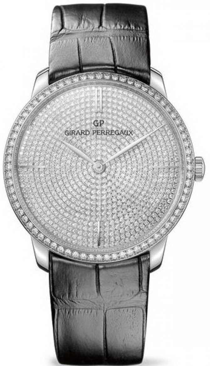 Girard Perregaux 49525D53A1B1-BK6A 1966 Ladies Jewellery Watch 