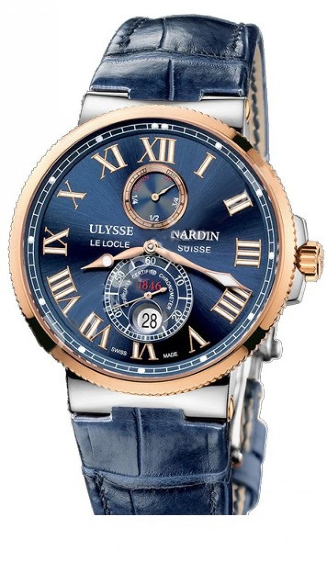 Ulysse Nardin 265-67/43-BQ Marine Manufacture Chronometer Boutique Exclusive Timepiece - фото 1