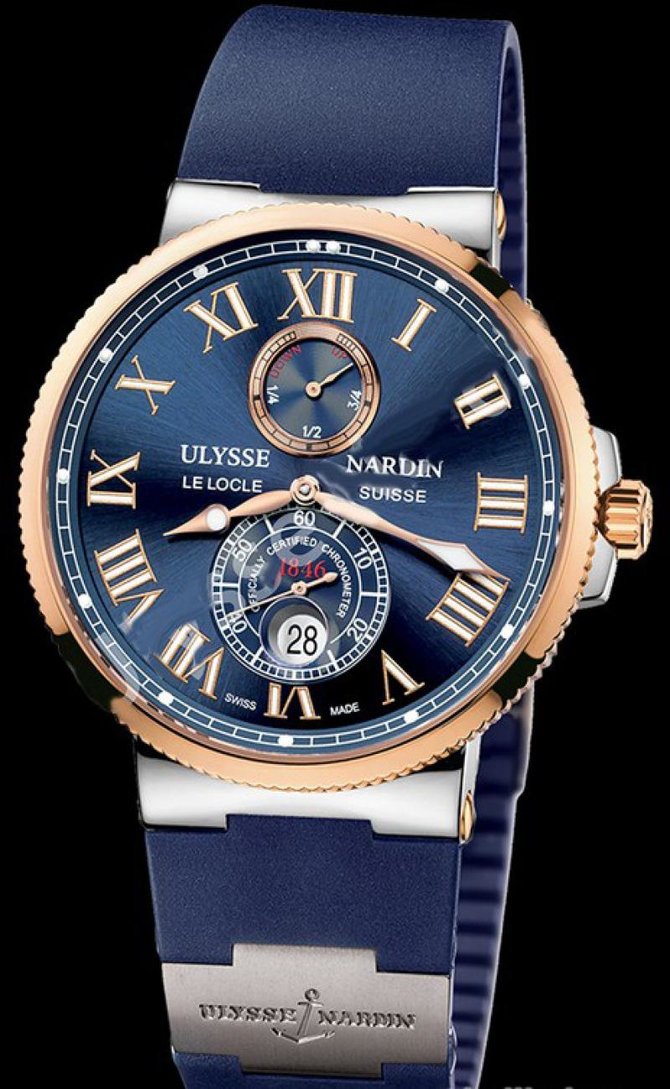 Ulysse Nardin 265-67-3T/43-BQ Marine Manufacture Chronometer Boutique Exclusive Timepiece - фото 2