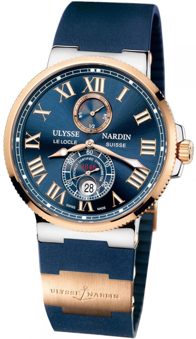Ulysse Nardin 265-67-3/43-BQ Marine Manufacture Chronometer Boutique Exclusive Timepiece