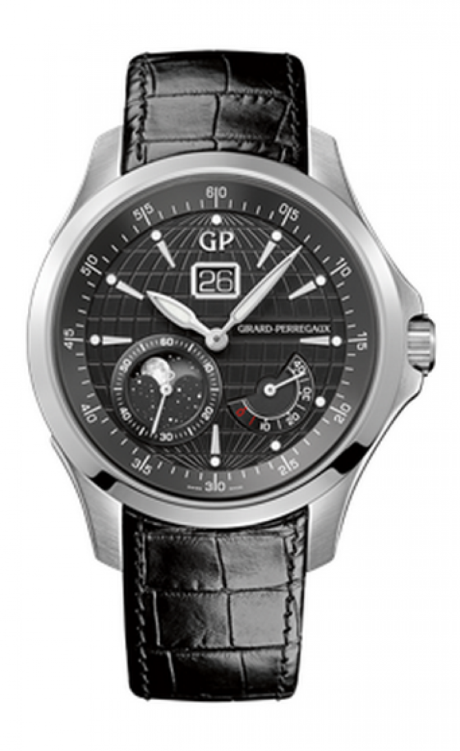 Girard Perregaux 49650-11-632-BB6A WW.TC Traveller Moon Phases Large Date