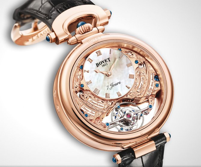 Bovet AIRS011 Fleurier Amadeo 46 Rising Star Triple Time Zone Tourbillon Reversed Hand-Fitting - фото 1