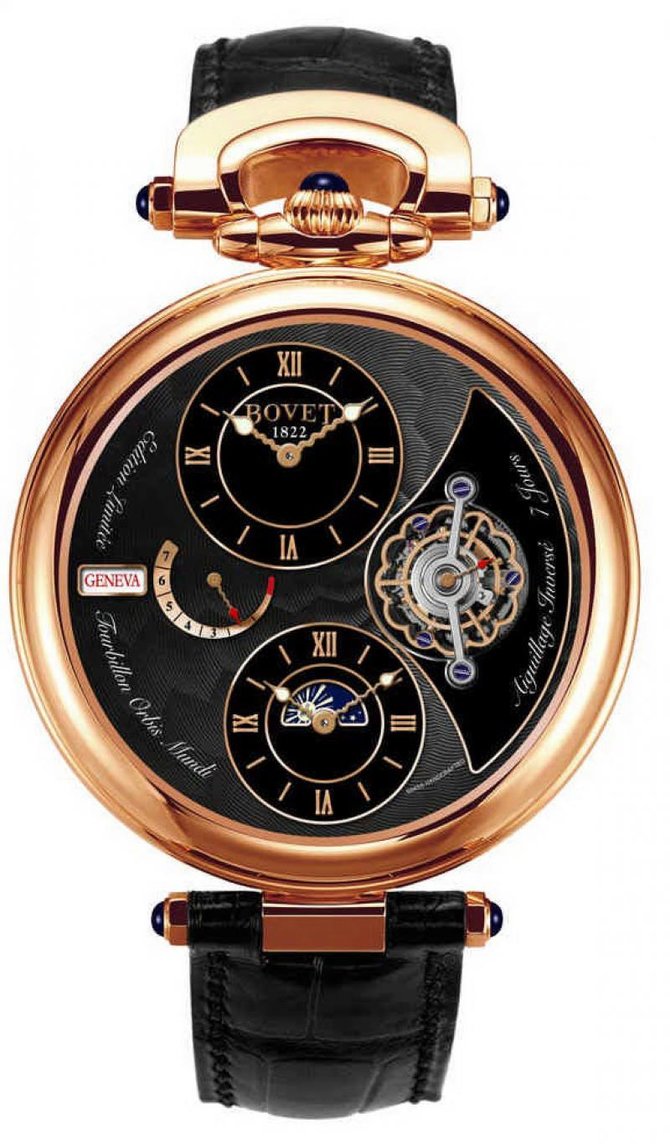 Bovet Complications-27 Fleurier The Self-Winding 7-Day Tourbillon, Double Time Zone Orbis Mundi - фото 1