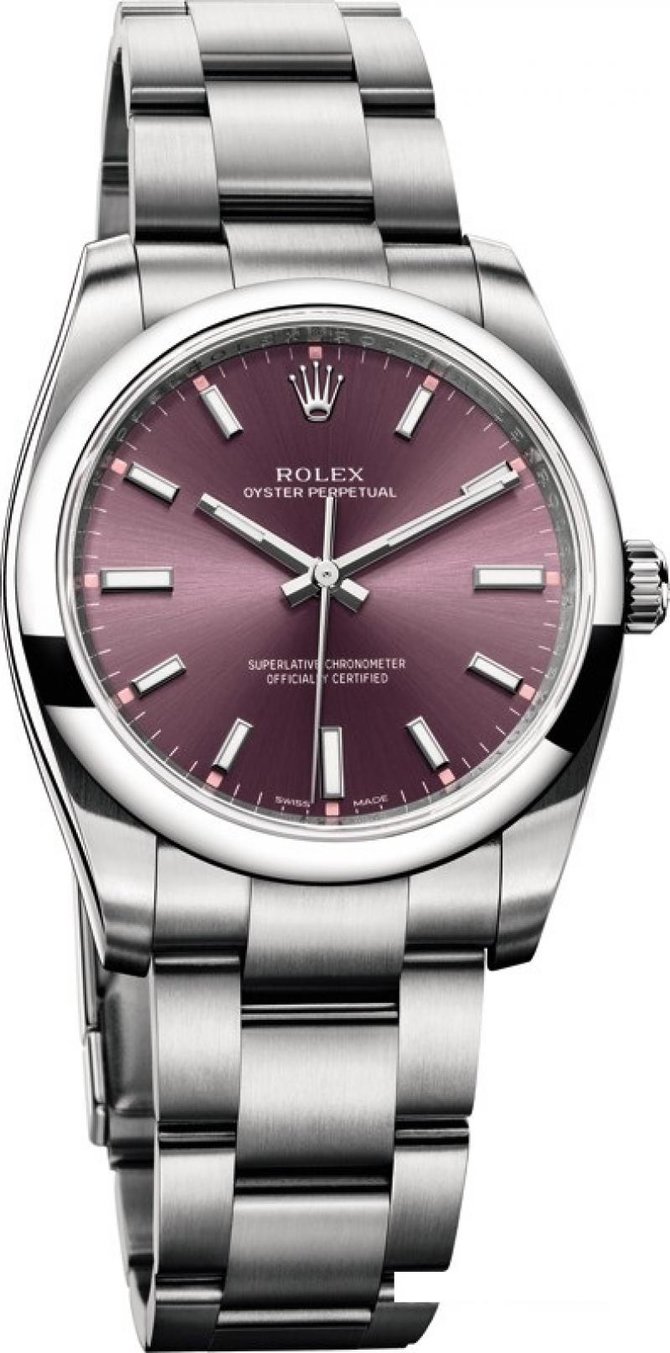 Rolex 114200 rose Oyster Perpetual 34 mm Steel