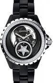 Chanel Часы Chanel J12 Black Chanel J12 Skeleton Flying Tourbillon Diamonds