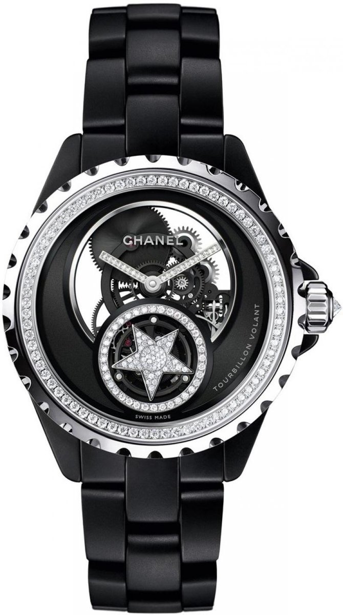 Chanel Chanel J12 Skeleton Flying Tourbillon J12 Black Diamonds - фото 1