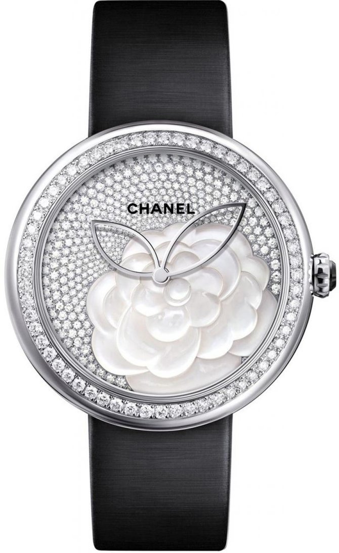 Chanel Mademoiselle Prive Camelia Dial Pave Jewelry watches Automatic - фото 1