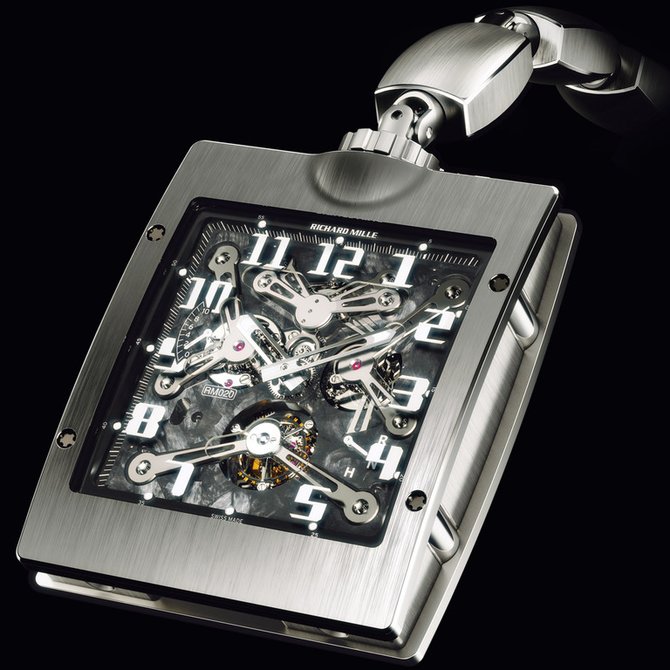Richard Mille RM 020 Tourbillon Pocket Watch RM Titanium - фото 5