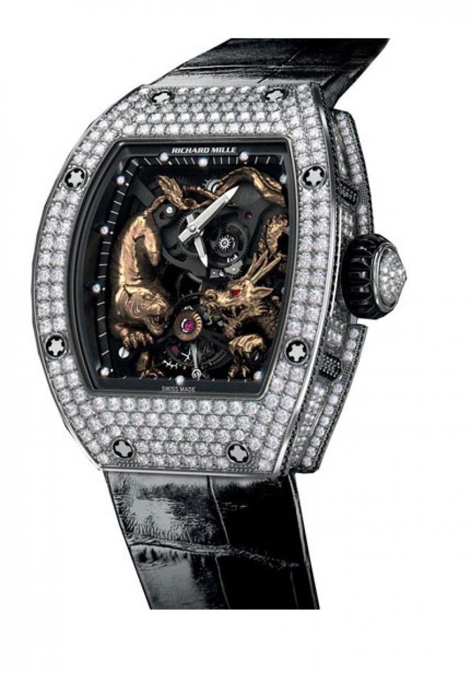 Richard Mille RM 51-01 Tourbillon Tiger And Dragon - Michelle Yeoh RM White Gold - фото 1