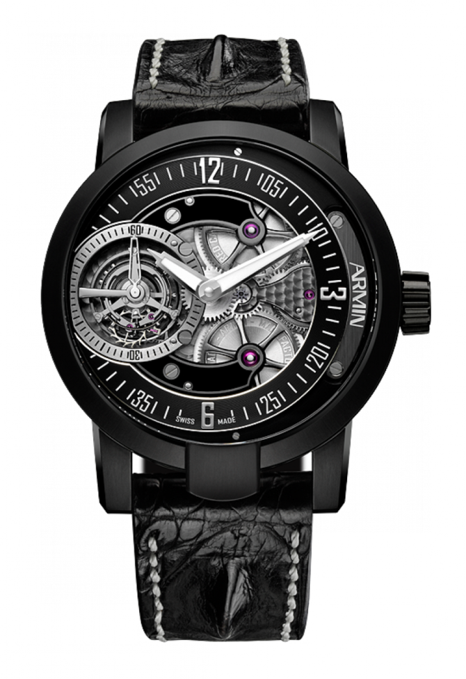 Armin Strom CO12-TC.50 Stainless Steel PVD-black Special Editions Tourbillon Earth (Coffret) - фото 1