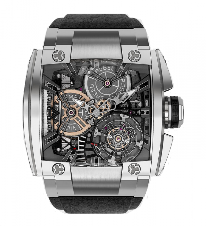 White Gold Carbon fiber Rebellion Grand Tourbillon Magnum 540