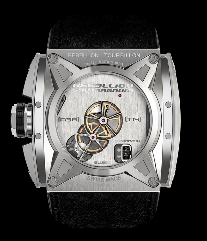 White Gold Carbon fiber Rebellion Grand Tourbillon Magnum 540