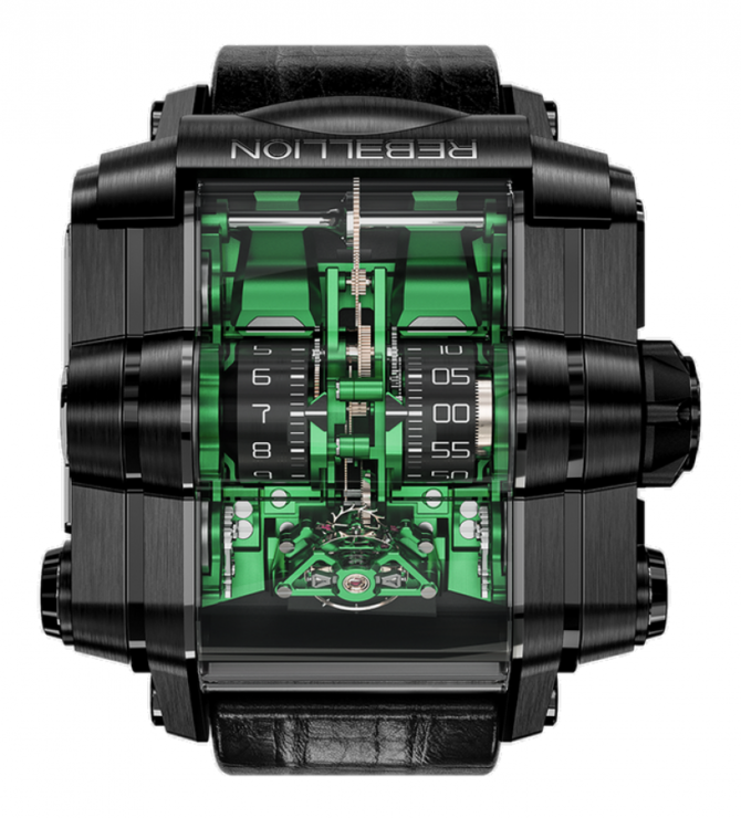 Rebellion Black DLC Grade 5 Titanium Green T-1000 T1K - фото 1