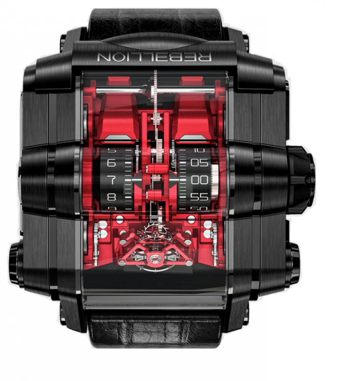 Rebellion Black DLC Grade 5 Titanium Red T-1000 T1K - фото 1