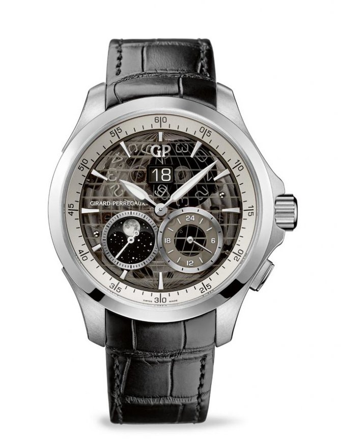 Girard Perregaux 49655-11-231-BB6A WW.TC Traveller Large Date Moon Phases & GMT - фото 1