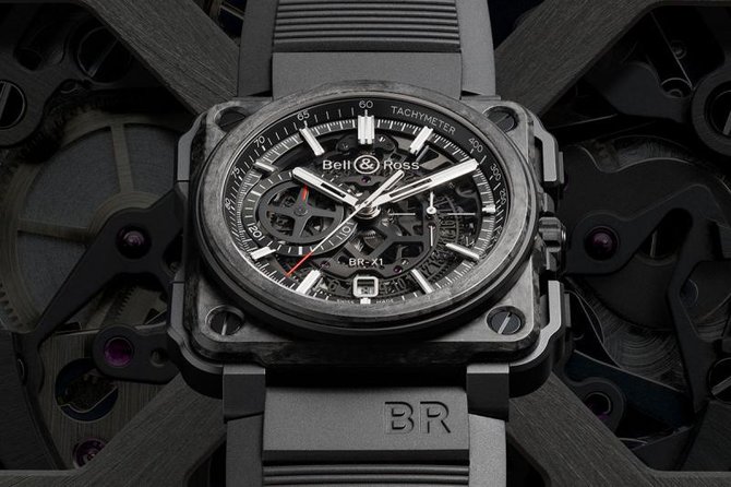 Bell & Ross BR-X1 Carbon Forge Aviation Skeleton Chronograph - фото 3