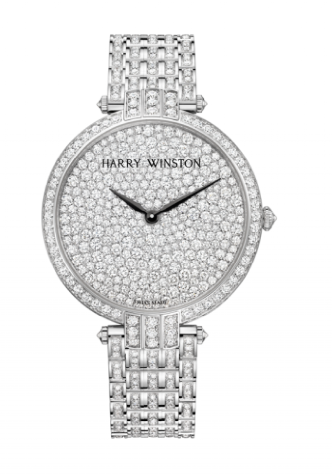Harry Winston PRNQHM39WW004 Premier Ladies 39 mm with Brilliant-Cut Diamonds