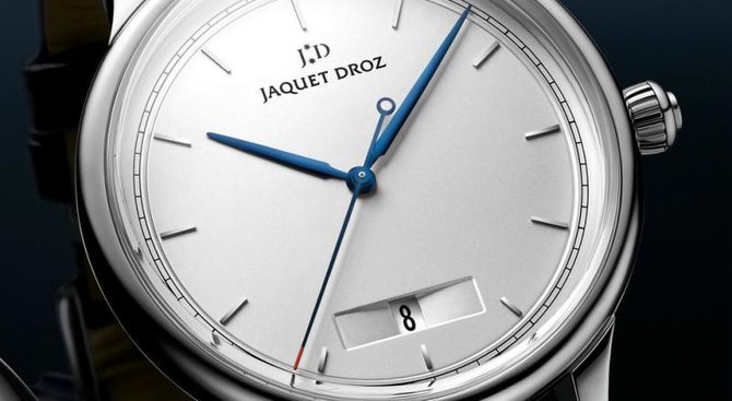 Jaquet Droz J017510240 Silver Black Complications La-Chaux-De-Fonds Grande Heure Minute Quantiéme - фото 5