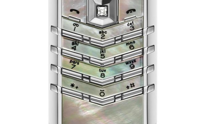 Vertu White Mother of Pearl Signature Steel & Gold  - фото 3