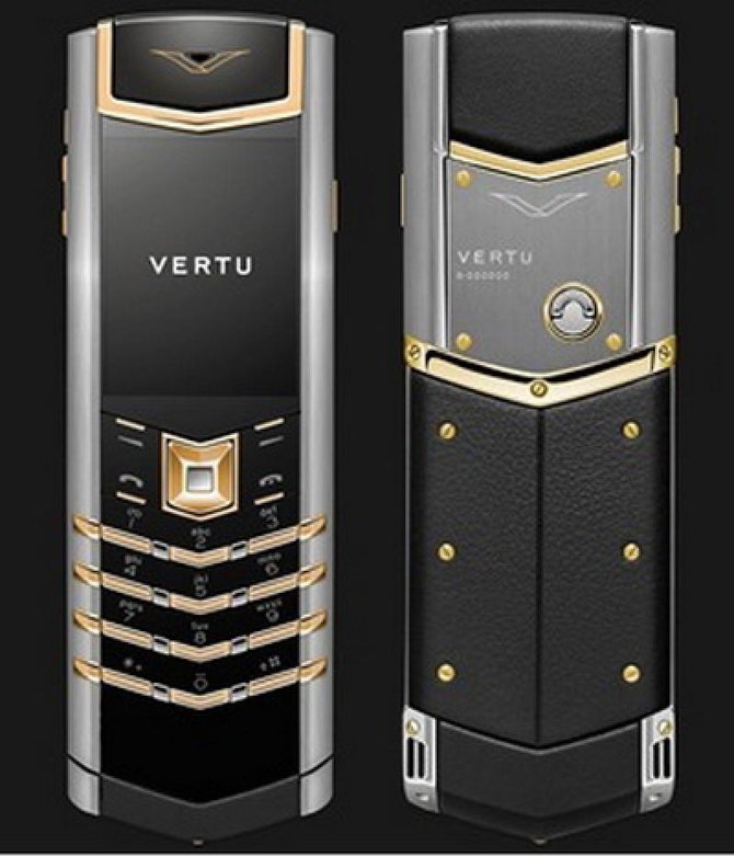 Vertu Yellow Gold Mixed Metals Black Leather Signature 2 Time Zones - фото 4