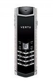Vertu Телефоны Vertu Signature White Gold Full Pave Diamond Bezel Baguette Diamon Keys
